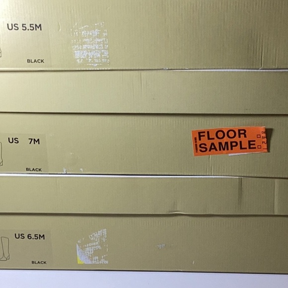 Isra Womens Leather Wedge Knee-High Boots Note: Size 7 is floor Samples - Picture 12 of 12